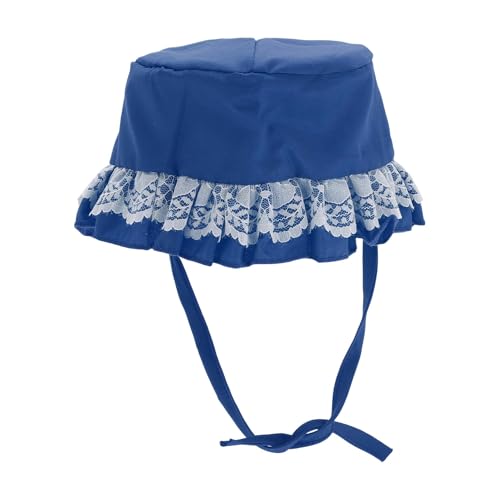 CAPASTEC Pet Bucket Hat für Hund Katze Verstellbar mit Spitzenbesatz Haustier Sonnenvisier Haustier Sonnenhaube Sonnenkappe für Kleintier, Klein, Blau CAPASTEC Pet Bucket Hat für Hund Katze Verstellbar mit Spitzenbesatz Haustier Sonnenvisier Haustier Sonnenhaube Sonnenkappe für Kleintier, Klein, Blau von CAPASTEC