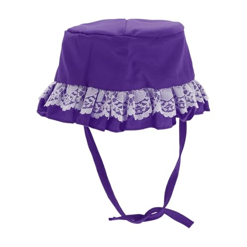 CAPASTEC Pet Bucket Hat für Hund Katze Verstellbar mit Spitzenbesatz Haustier Sonnenvisier Haustier Sonnenhaube Sonnenkappe für Kleintier, Mittel, Lila CAPASTEC Pet Bucket Hat für Hund Katze Verstellbar mit Spitzenbesatz Haustier Sonnenvisier Haustier Sonnenhaube Sonnenkappe für Kleintier, Mittel, Lila von CAPASTEC
