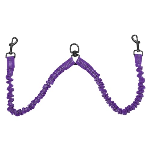CAPASTEC Pet Doppel Hundeleine, Reflektierende Doppel Hundeleine für einfaches Gassi gehen mit 2 Hunden, 360° Schwenkbar, Kein Verheddern, Doppel Hundeleine für Training, Lila CAPASTEC Pet Doppel Hundeleine, Reflektierende Doppel Hundeleine für einfaches Gassi gehen mit 2 Hunden, 360° Schwenkbar, Kein Verheddern, Doppel Hundeleine für Training, Lila von CAPASTEC