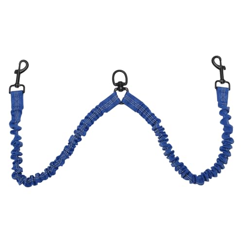 CAPASTEC Pet Doppel-Hundeleine, Reflektierende Doppel-Hundeleine für einfaches Gassi gehen mit 2 Hunden, 360° Schwenkbar, Kein Verheddern, Doppel-Hundeleine für Training, Tiefblau CAPASTEC Pet Doppel-Hundeleine, Reflektierende Doppel-Hundeleine für einfaches Gassi gehen mit 2 Hunden, 360° Schwenkbar, Kein Verheddern, Doppel-Hundeleine für Training, Tiefblau von CAPASTEC