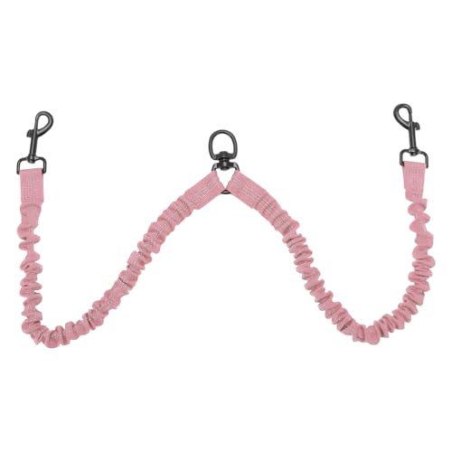 CAPASTEC Pet Doppel Hundeleine, Reflektierende Doppel Hundeleine für einfaches Gassi gehen mit 2 Hunden, 360° Schwenkbar Kein Verheddern Doppel Hundeleinen Trainingsleine, Pink CAPASTEC Pet Doppel Hundeleine, Reflektierende Doppel Hundeleine für einfaches Gassi gehen mit 2 Hunden, 360° Schwenkbar Kein Verheddern Doppel Hundeleinen Trainingsleine, Pink von CAPASTEC