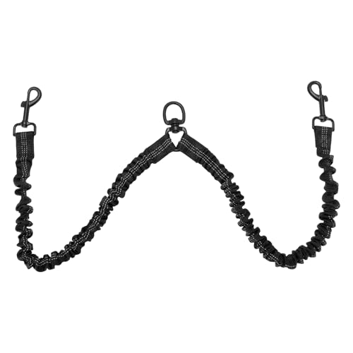 CAPASTEC Pet Doppel Hundeleine, Reflektierende Doppel Hundeleine für einfaches Gassi gehen mit 2 Hunden, 360° Schwenkbar Kein Verheddern Doppel Hundeleinen Trainingsleine, Schwarz CAPASTEC Pet Doppel Hundeleine, Reflektierende Doppel Hundeleine für einfaches Gassi gehen mit 2 Hunden, 360° Schwenkbar Kein Verheddern Doppel Hundeleinen Trainingsleine, Schwarz von CAPASTEC