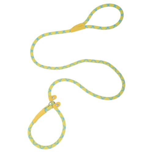 CAPASTEC Slip Leine Kontrollleine Für Hunde Kein Ziehen Hundeleine Pet Slip Leine Rope Leine Für Mittelgroße Und Große Hunde 150x1cm Gelb Blau CAPASTEC Slip Leine Kontrollleine Für Hunde Kein Ziehen Hundeleine Pet Slip Leine Rope Leine Für Mittelgroße Und Große Hunde 150x1cm Gelb Blau von CAPASTEC
