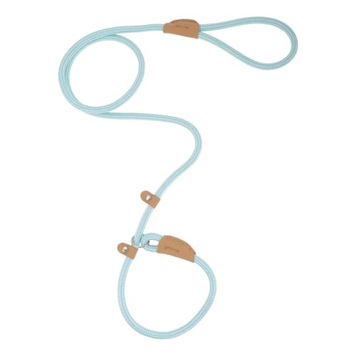 CAPASTEC Slip Leine Kontrollleine Für Hunde Kein Ziehen Hundeleine Pet Slip Leine Rope Leine Für Mittelgroße Und Große Hunde 150x1cm Himmelblau von CAPASTEC
