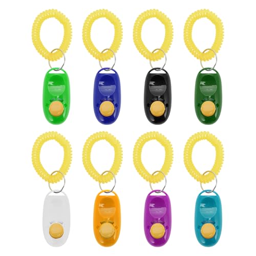 CAPASTEC Tiertraining Clicker, Clicker für Haustiere mit Handgelenkschlaufe, Hundeclicker für Training, Clicker für Hund Katze Verhaltenstraining, Jadegrün CAPASTEC Tiertraining Clicker, Clicker für Haustiere mit Handgelenkschlaufe, Hundeclicker für Training, Clicker für Hund Katze Verhaltenstraining, Jadegrün von CAPASTEC