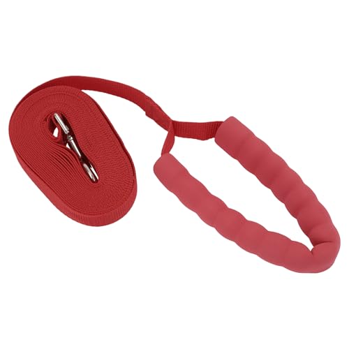 CAPASTEC Hundeleine Trainingsleine für Hunde, 19,7 ft Welpenleinen mit Schaumstoffgriff, Rot CAPASTEC Hundeleine Trainingsleine für Hunde, 19,7 ft Welpenleinen mit Schaumstoffgriff, Rot von CAPASTEC