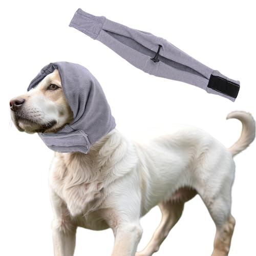 CAPASTEC Verstellbares beruhigendes Stirnband für Hunde mit magischen Bändern, beruhigende Kapuze für Hunde gegen Angstzustände, hält sie warm, Ohrenschutz violett hell L CAPASTEC Verstellbares beruhigendes Stirnband für Hunde mit magischen Bändern, beruhigende Kapuze für Hunde gegen Angstzustände, hält sie warm, Ohrenschutz violett hell L von CAPASTEC