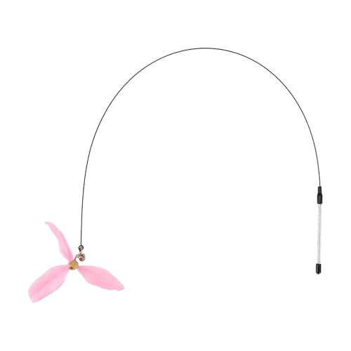 CAPASTEC Windmühlenstil Handheld Katzenköder mit Glocke, für Haustiere, Pink CAPASTEC Windmühlenstil Handheld Katzenköder mit Glocke, für Haustiere, Pink von CAPASTEC