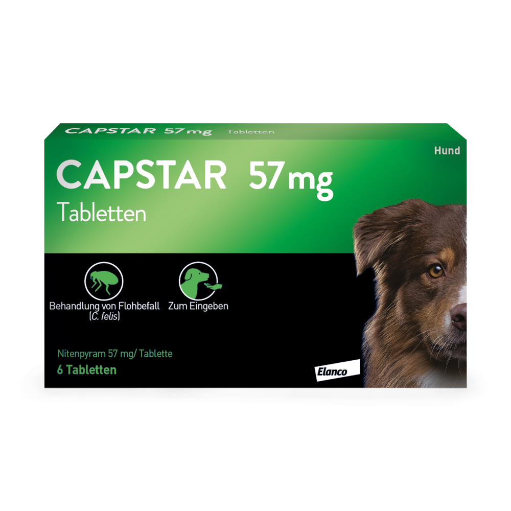 CAPSTAR 57 mg für große Hunde - 6 Stück CAPSTAR 57 mg für große Hunde - 6 Stück von CAPSTAR