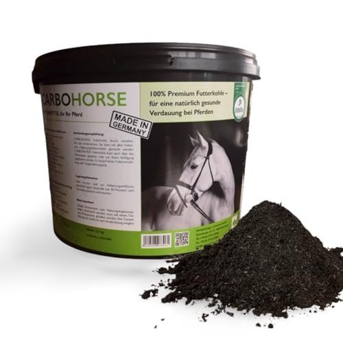 Carbo Verte Premium Futterkohle für eine natürlich gesunde Verdauung bei Pferden, 3,5 kg, nach GMP+ FSA gesichert Carbo Verte Premium Futterkohle für eine natürlich gesunde Verdauung bei Pferden, 3,5 kg, nach GMP+ FSA gesichert von Carbo Verte