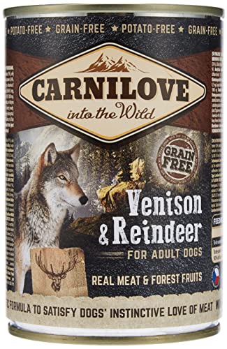 Brit Carnilove Wild & Rentier Wild Rentier Getreidefrei Erwachsene Hunde 400 g von CARNILOVE