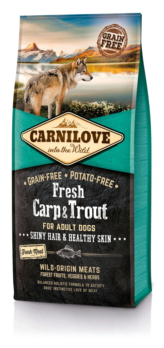CARNILOVE Adult Fresh Carp & Trout Hundetrockenfutter von CARNILOVE