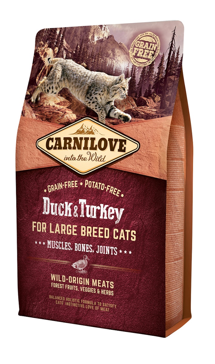 CARNILOVE Large Breed Duck & Turkey Katzentrockenfutter von CARNILOVE