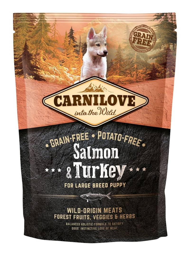 CARNILOVE Puppy Large Breed Salmon & Turkey Hundetrockenfutter von CARNILOVE