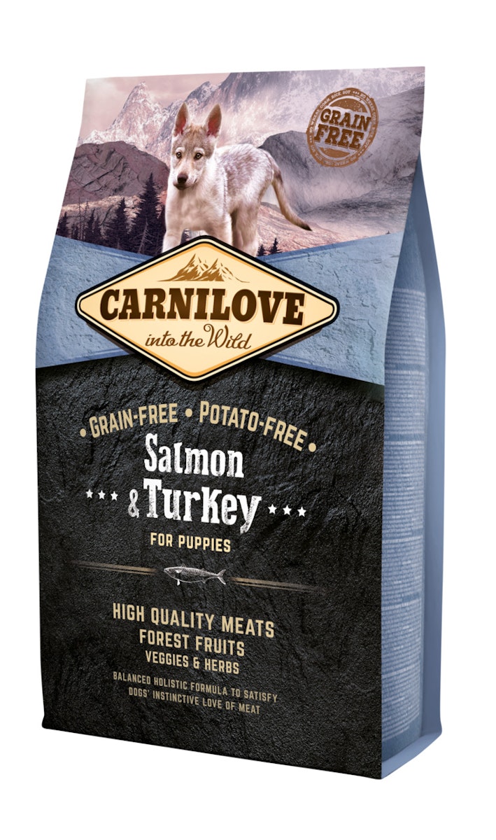 CARNILOVE Puppy Salmon & Turkey Hundetrockenfutter von CARNILOVE