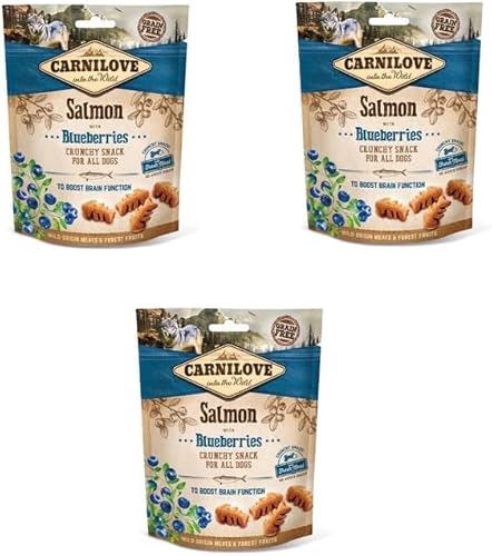Carnilove Hund - Crunchy Snack Salmon with Blueberries (3 x 200g) von CARNILOVE