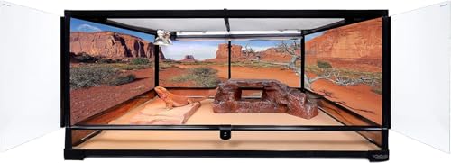Carolina Custom Cages, 91 x 61 x 45 cm (L x B x H), großes tiefes Terrarium, einfache Montage von CAROLINACUSTOMCAGES