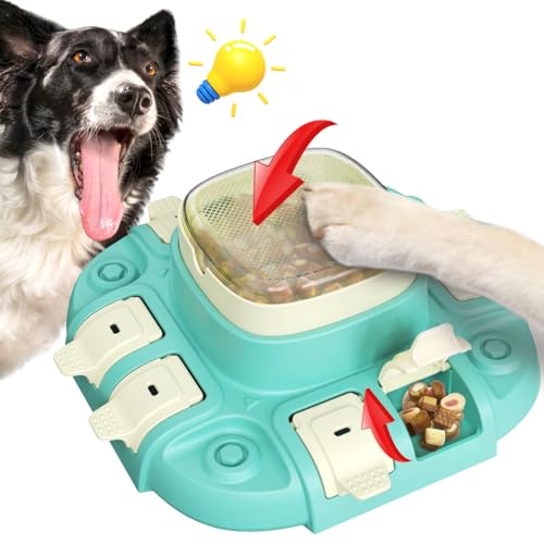 CAROZEN Interaktives Hunde-Puzzle-Spielzeug, langsames Füttern, Leckerli-Dosierfunktion, ideal für IQ-Training und Unterhaltung, geeignet für alle Hunderassen CAROZEN Interaktives Hunde-Puzzle-Spielzeug, langsames Füttern, Leckerli-Dosierfunktion, ideal für IQ-Training und Unterhaltung, geeignet für alle Hunderassen von CAROZEN