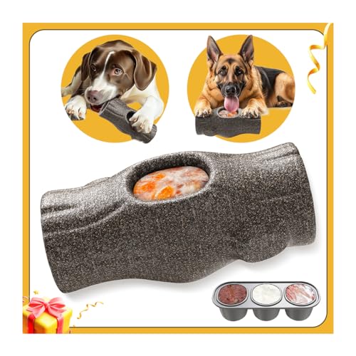CAROZEN Kauspielzeug für große Hunde, gefrierfreundlicher Leckerli-Spender, geistige Stimulation Kauspender für kleine/mittelgroße/große Hunde, lebensmittelechte Materialien, sicher für aggressive von CAROZEN