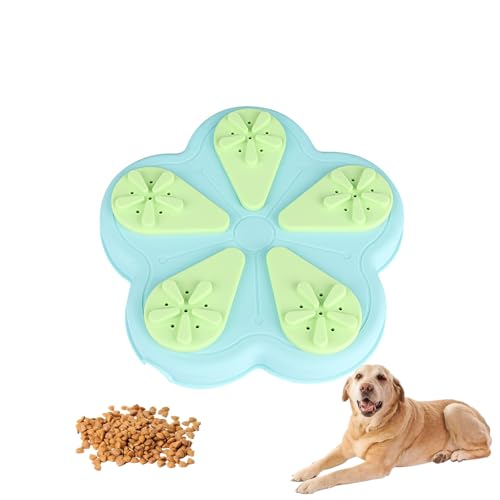 Leckerli-Spenderspielzeug Für Hunde Mit Saugnapf, Interaktiver Futter-Puzzle Aus Silikon Für Hunde, Kaufestes Trainingsspielzeug Zum Zahnen Und Zur Linderung Von Angstzuständen(Green) von CASOME