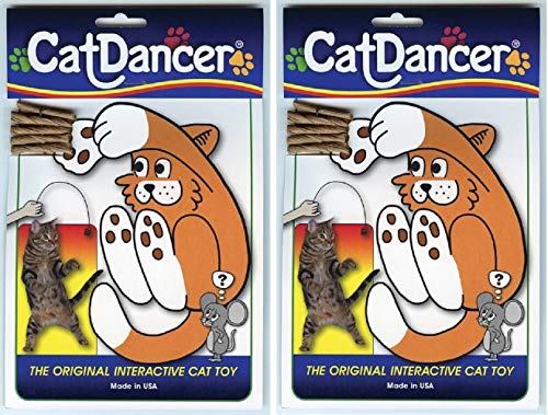 Cat Dancer 101 Katzentänzerin, interaktives Katzenspielzeug, 2 Stück von CAT DANCER