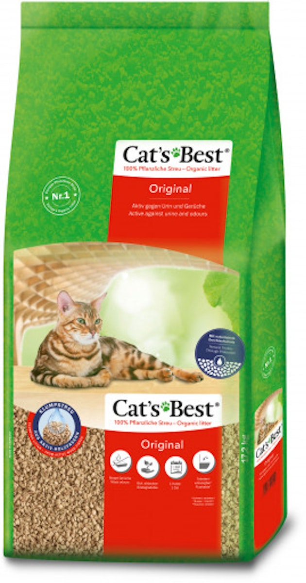 CAT'S BEST Original 17,2kg (ca. 40 Liter) Katzenstreu von CAT'S BEST