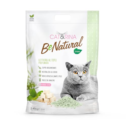 CAT&RINA Benatural TE-Katzenstreu grün 5,5 l von CAT&RINA