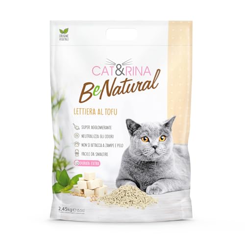 CAT&RINA Benatural Tofu Katzentoilette, 5,5 l von CAT&RINA