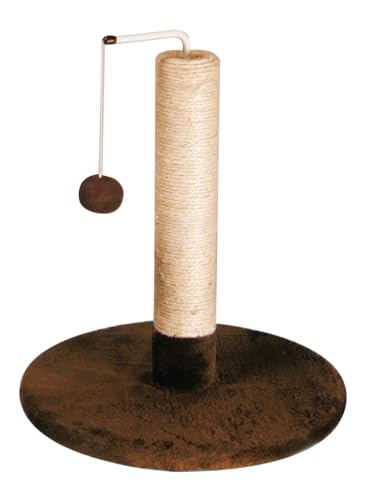 CAT&RINA Kratzbaum für Katzen Girotondo aus Sisal mit Pluschgrundstruktur und Ball | Farbe Braun, 40 x 43h cm CAT&RINA Kratzbaum für Katzen Girotondo aus Sisal mit Pluschgrundstruktur und Ball | Farbe Braun, 40 x 43h cm von CAT&RINA