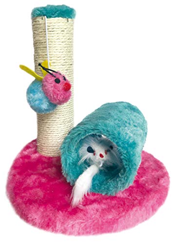 CAT&RINA Kratzbaum und Spielplattform MiniPark, für Aktive Katzen | Mehrfarbig, Größe 24 x 20 x 22 cm CAT&RINA Kratzbaum und Spielplattform MiniPark, für Aktive Katzen | Mehrfarbig, Größe 24 x 20 x 22 cm von CAT&RINA