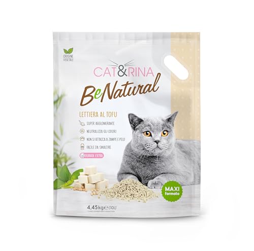 Cat&Rina BeNatural Tofu Katzenstreu, pflanzlich und stark klumpend. Biologisch abbaubar und in der Toilette entsorgbar. Bis zu 60 Tage Gebrauch. Maxi-Format Katzenstreu|Klassisch, 10L. Cat&Rina BeNatural Tofu Katzenstreu, pflanzlich und stark klumpend. Biologisch abbaubar und in der Toilette entsorgbar. Bis zu 60 Tage Gebrauch. Maxi-Format Katzenstreu|Klassisch, 10L. von CAT&RINA