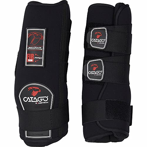 CATAGO Stall- und Transportgamaschen FIR-Tech Healing- schwarz - L von CATAGO