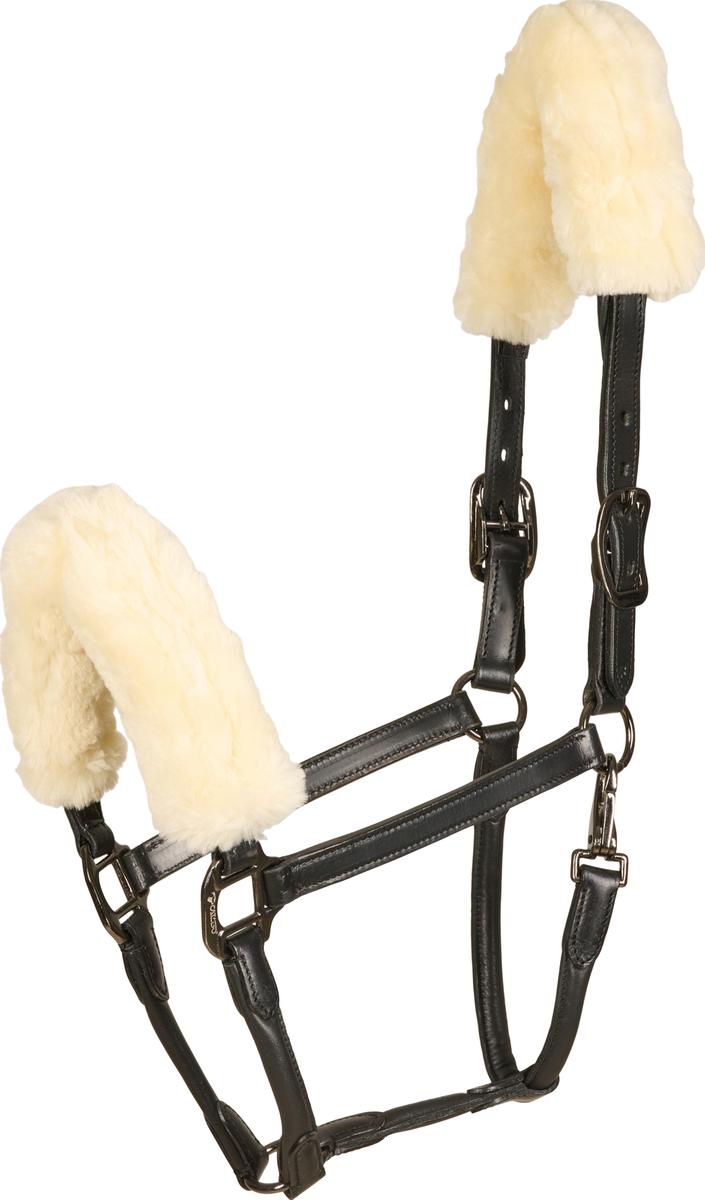Catago Lederhalfter mit Lammfell schwarz, Vb Catago Lederhalfter mit Lammfell schwarz, Vb von CATAGO