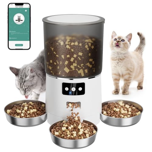CATBOAT Auto Cat Feeder Drei Näpfe, Weiß CATBOAT Auto Cat Feeder Drei Näpfe, Weiß von CATBOAT