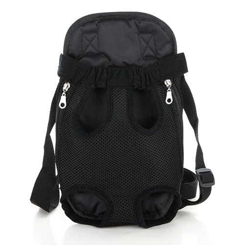 CATELL Katzenrucksack, Atmungsaktiv Tragetasche Katze Bis 5,5kg Verstellbar Beinen Heraus Katzen Rucksack mit Reißverschluss Klettverschluss Faltbare Haustier Rucksack für Klein Hunde Latzen Welpen von CATELL
