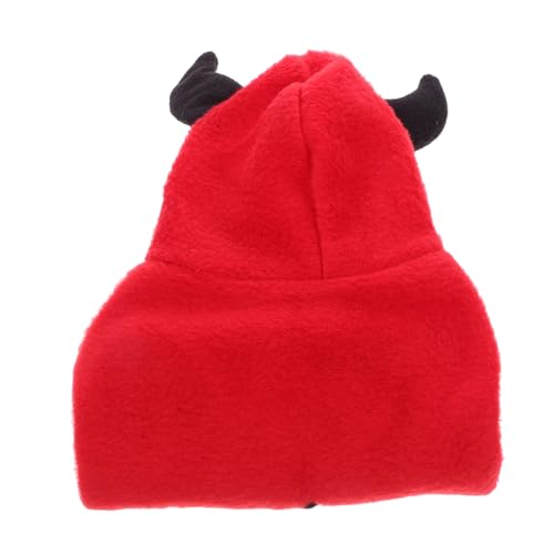 CATIEBYE Haustier Teufel Verwandlungs Outfit Kapuzenjacke Junge Lustiges Party Hund Teufel Kostüm Hundekostüm Kostüm Kleines Halloween Hundekleidung von CATIEBYE
