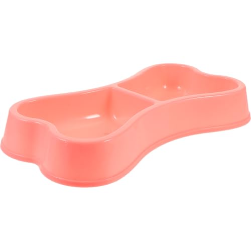 CATIEBYE Katzenfutter Wassernapf Im Knochen-Design Zweiteiliges Futter Wasserset Aus Sicherem Pp-Kunststoff rutschfest Leicht Zu Reinigen Für Katzen Und Kleine Hunde Rosa CATIEBYE Katzenfutter Wassernapf Im Knochen-Design Zweiteiliges Futter Wasserset Aus Sicherem Pp-Kunststoff rutschfest Leicht Zu Reinigen Für Katzen Und Kleine Hunde Rosa von CATIEBYE