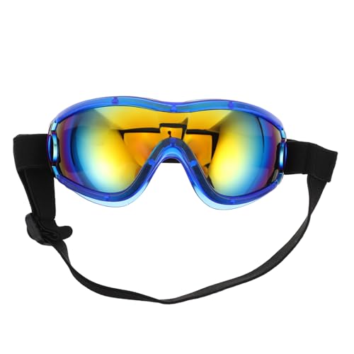 CATIEBYE Uv Beständige Hundebrille für Mittelgroße und Große Hunde Wind und Staubdicht mit Verstellbaren Riemen Ergonomisch für Komfortablen Sitz bei Outdoor Aktivitäten Wie Motorradfahren von CATIEBYE