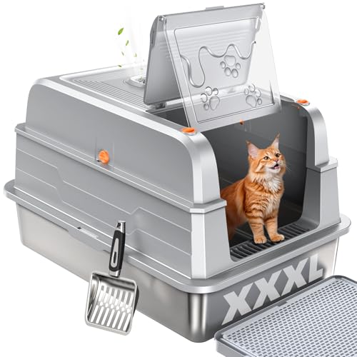 Katzentoilette aus Edelstahl Katzentoilette aus Edelstahl von CATLIKE
