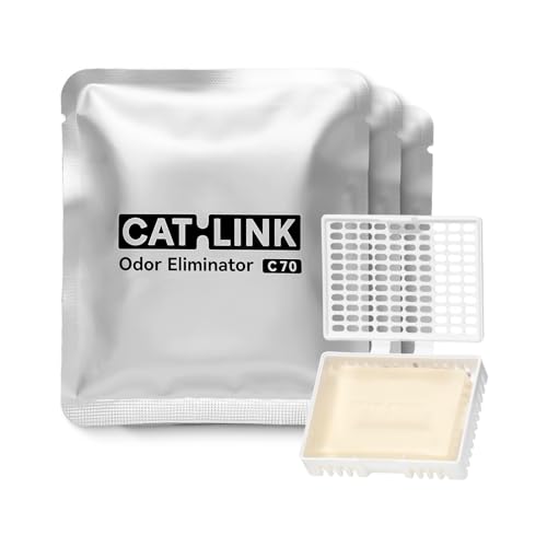 CATLINK C70 Geruchsentferner für Katzenklos – Kompatibel mit Allen selbstreinigenden Katzen-Toiletten, inklusive Halterung. Starke Geruchsbeseitigung und langanhaltende Frische. von CATLINK