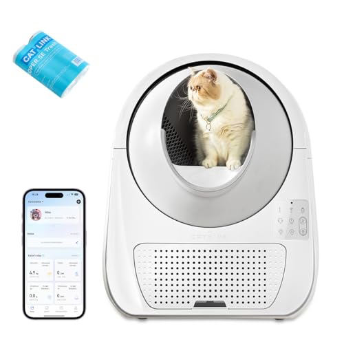CATLINK PRO Automatisches Katzenklo,Mehrkatzen-Erkennung, APP-Steuerung, Überwachung des Katzenzustands, 57L, geeignet für Katzen mit einem Gewicht von 1,5 kg bis 10 kg von CATLINK