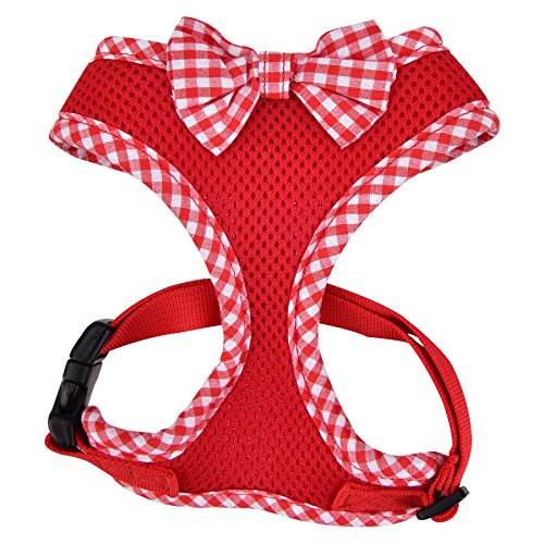 CATSPIA CASA-HA9404-RD-S Evie Harness Katzengeschirr, S, rot von CATSPIA