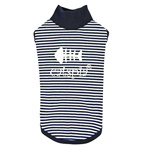 CATSPIA CASA-TS9402-NY-L BELA Top für Katze, L, Navy von CATSPIA