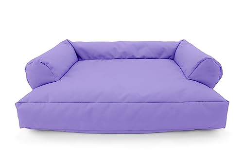 CATTOI Katzensofa (Flieder) - 50x40x15cm - Bett Katze Sofa Bettchen abwaschbar nachhaltig Katzenschlafplatz für Katzen oder kleine Hunde - Made in Germany - handgenäht in Berlin von CATTOI