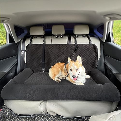 Hunde-Autositz, großer und Kleiner Hunde-Autositzbezug für Rücksitz, für Auto-Rücksitz, Hundebett-Matratze, Haustier-Autositz für Auto-SUV von CAULO
