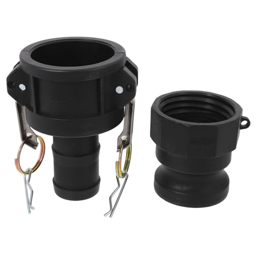CAXUSD 1 Satz Tote- wasseranschluss IBC Tankanschluss IBC Flüssigkeitstransfer Schnellverschluss Adapter Wasserbehälter-Schlauchadapter IBC-Tote-Tank-Adapter hdpe Black CAXUSD 1 Satz Tote- wasseranschluss IBC Tankanschluss IBC Flüssigkeitstransfer Schnellverschluss Adapter Wasserbehälter-Schlauchadapter IBC-Tote-Tank-Adapter hdpe Black von CAXUSD