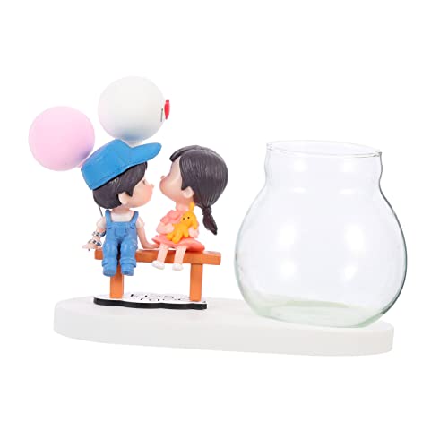 CAXUSD Blumenvase Für Zuhause Kleine Vase Pflanzenvermehrungsstation Vasendekoration Für Blumenarrangements Harz Decor Glaspflanzer Für Hydrokultur CAXUSD Blumenvase Für Zuhause Kleine Vase Pflanzenvermehrungsstation Vasendekoration Für Blumenarrangements Harz Decor Glaspflanzer Für Hydrokultur von CAXUSD