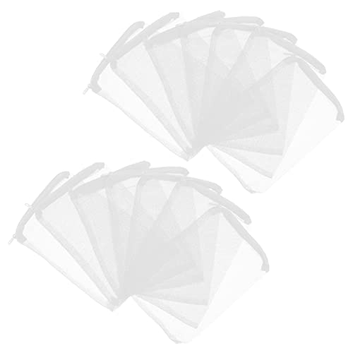 CAXUSD 10stücke Aquarium Filterbeutel Mesh Beutel Für Filtermaterial Netztaschen Mit Reißverschluss Für Fischbecken Zubehör von CAXUSD