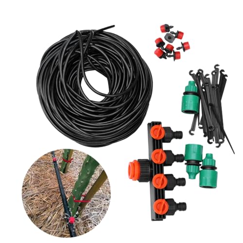 CAXUSD 156 Stück Teiliges DIY Tropfbewässerungssystem mit Schlauch und Anpassbaren Tropfköpfen für Gartenpflanzen Wasserverteiler und Tee Verbindern CAXUSD 156 Stück Teiliges DIY Tropfbewässerungssystem mit Schlauch und Anpassbaren Tropfköpfen für Gartenpflanzen Wasserverteiler und Tee Verbindern von CAXUSD