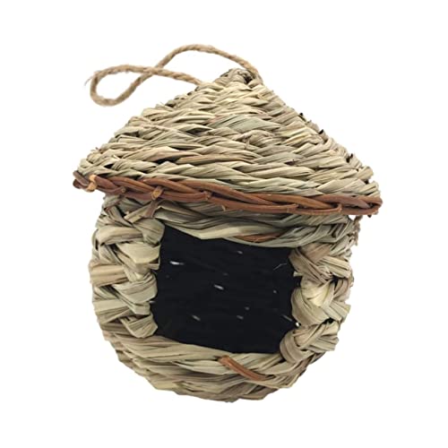 CAXUSD Handgefertigtes Vogelnest Aus Strohmaterial Langlebig Und Sicher Für Vögel Hängendes Vogelhaus Für Draußen Als Gartendekoration CAXUSD Handgefertigtes Vogelnest Aus Strohmaterial Langlebig Und Sicher Für Vögel Hängendes Vogelhaus Für Draußen Als Gartendekoration von CAXUSD